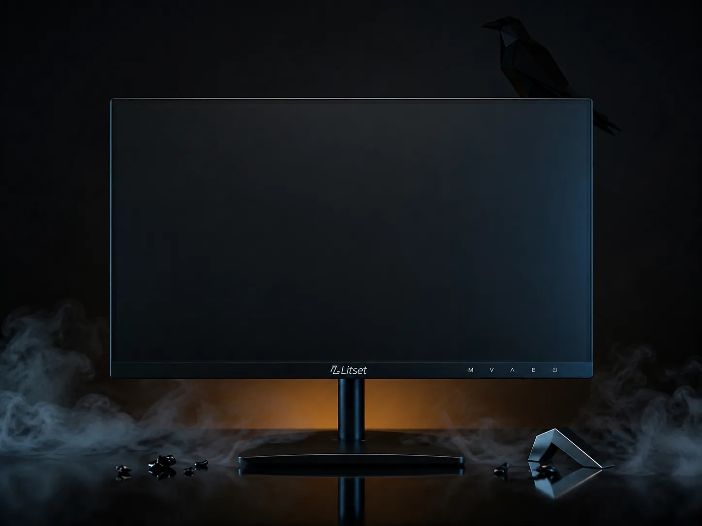 Litset monitor for command and control center displays